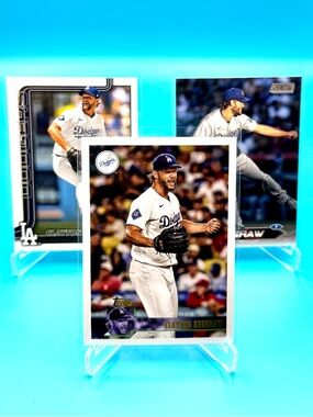 🔥Clayton Kershaw Lot! 🔥Tops Archives + Topps Stadium Club + Topps Inserts!